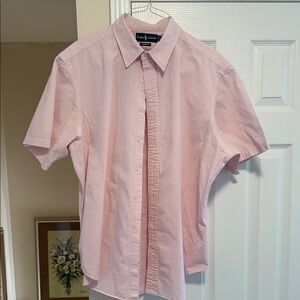 Ralph Lauren Soft Pink Casual Button Down Shirt